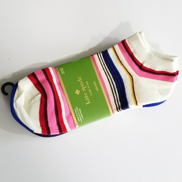 NWT Kate Spade 3-Pack No Show Socks - Picture 2 of 8
